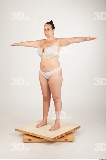 Whole Body Woman Underwear Bra Average Studio photo references