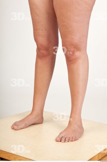 Calf Woman Nude Average Studio photo references