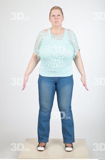 Whole Body Woman Animation references Casual Average Studio photo references