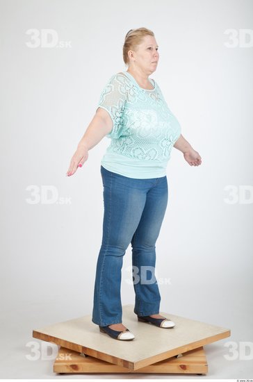 Whole Body Woman Animation references Casual Average Studio photo references