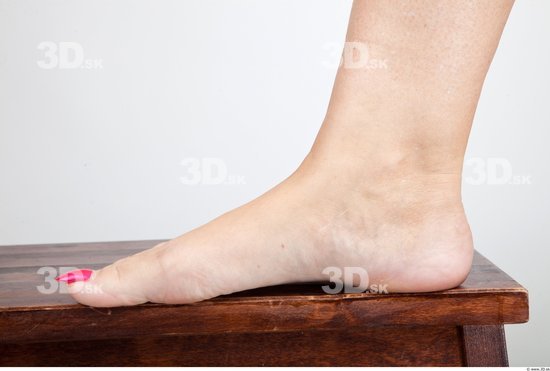 Foot Woman Nude Average Studio photo references