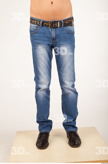 Leg Man Casual Jeans Average Studio photo references