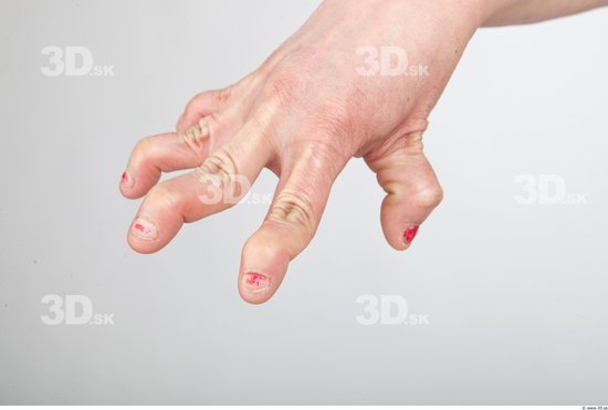 Fingers Woman Slim Studio photo references