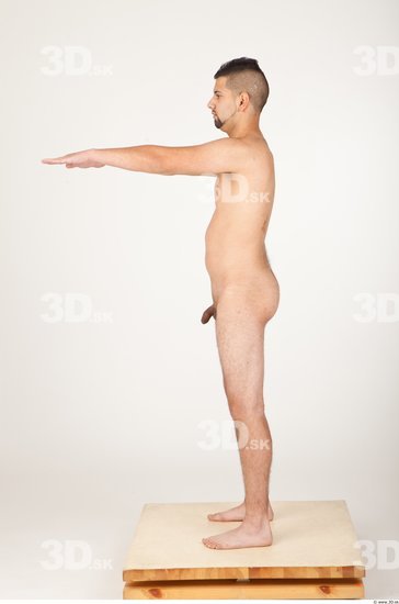 Whole Body Man Animation references Nude Athletic Studio photo references