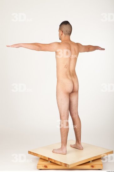 Whole Body Man T poses Nude Athletic Studio photo references