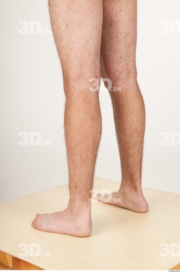 Calf Man Nude Athletic Studio photo references