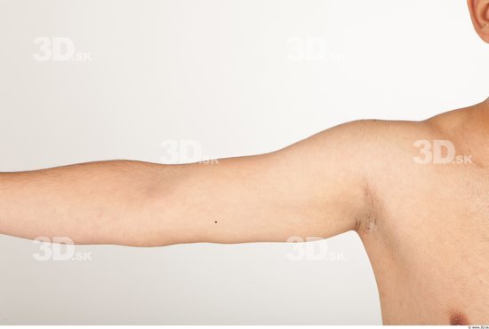 Arm Man Nude Athletic Studio photo references