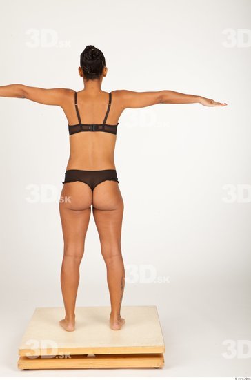 Whole Body Woman Animation references Underwear Slim Studio photo references