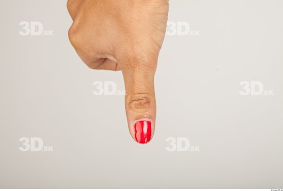 Fingers Woman Slim Studio photo references