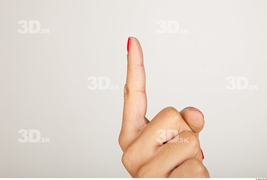 Fingers Woman Studio photo references