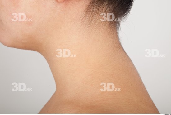 Neck Woman Asian Nude Slim Studio photo references