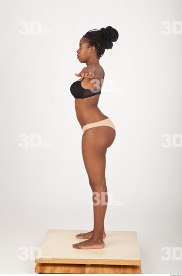 Whole Body Woman T poses Underwear Bra Average Studio photo references