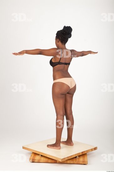 Whole Body Woman T poses Underwear Bra Average Studio photo references