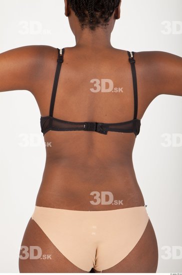 Upper Body Back Woman Underwear Bra Average Studio photo references