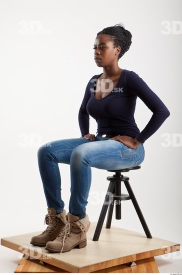 Whole Body Woman Artistic poses Black Casual Average