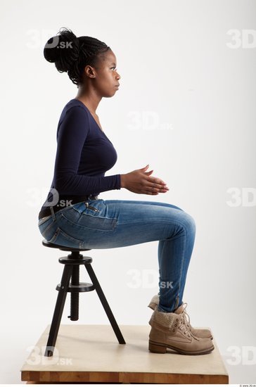 Whole Body Woman Artistic poses Black Casual Average
