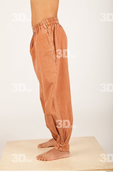 Thigh Calf Leg Man Asian Casual Trousers Average Studio photo references