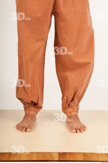 Thigh Calf Leg Man Asian Casual Trousers Average Studio photo references