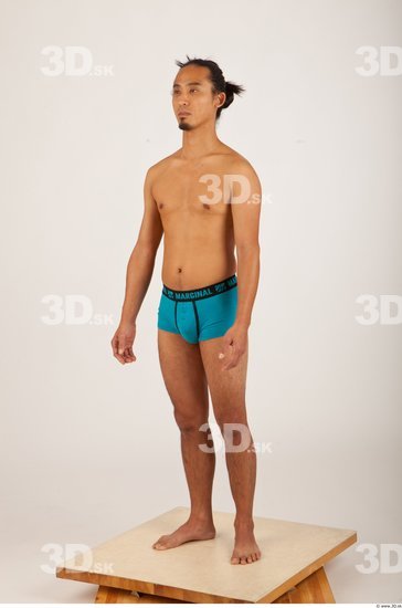 Man Asian Underwear Shorts Average Studio photo references