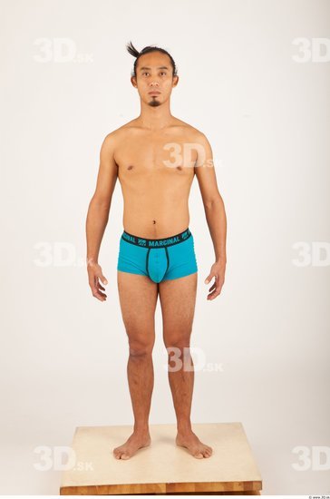 Man Asian Underwear Shorts Average Studio photo references