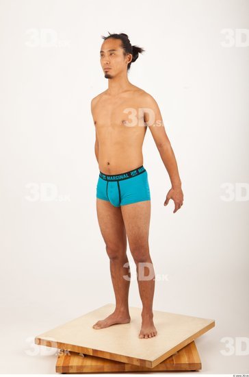 Man Asian Underwear Shorts Average Studio photo references