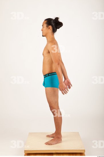 Man Asian Underwear Shorts Average Studio photo references