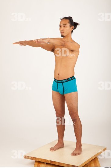 Man Asian Underwear Shorts Average Studio photo references