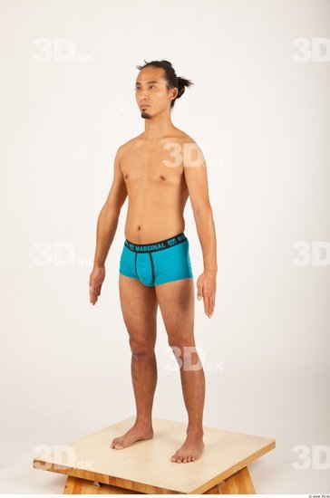 Man Asian Underwear Shorts Average Studio photo references