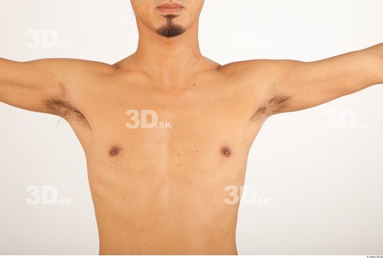 Chest Man Asian Nude Average Studio photo references