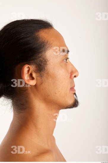 Head Man Animation references Asian Average Bearded