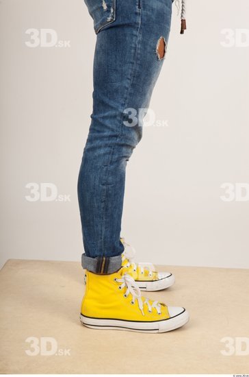 Thigh Calf Leg Woman Casual Jeans Studio photo references