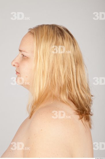 Head Woman White Overweight