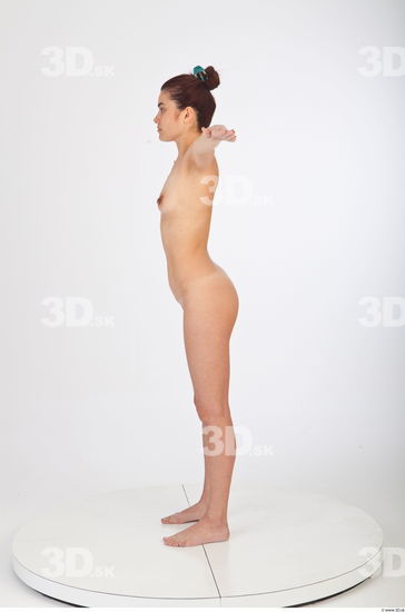 Whole body modeling T pose of nude Molly