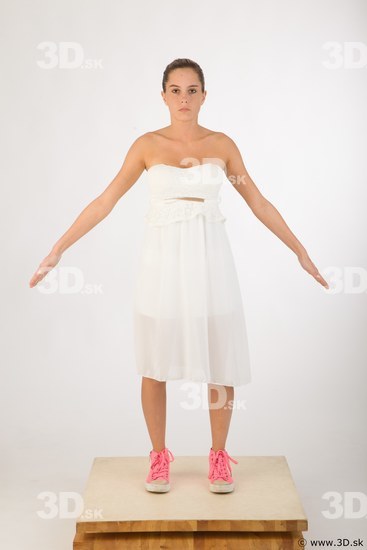 Whole Body Woman Underwear Shoes Dress Studio photo references