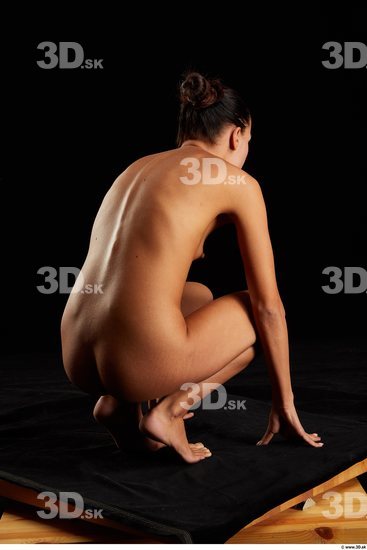Woman Nude Kneeling