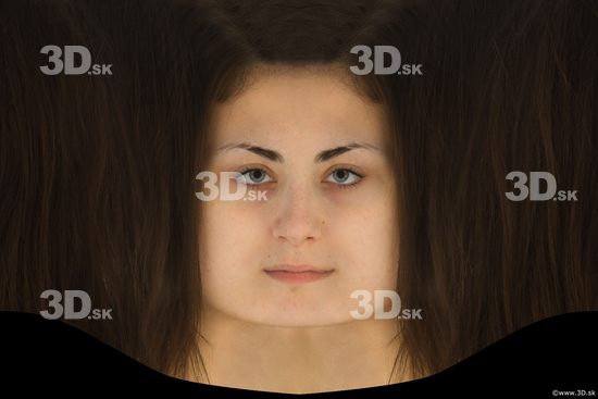 Head Woman White Head textures