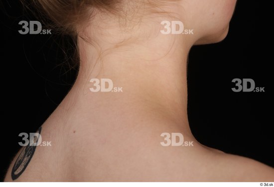 Neck Woman Slim Studio photo references