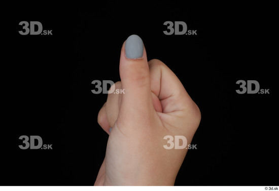 Fingers Woman Slim Studio photo references