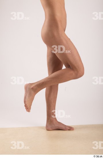 Leg Man White Nude Slim Studio photo references