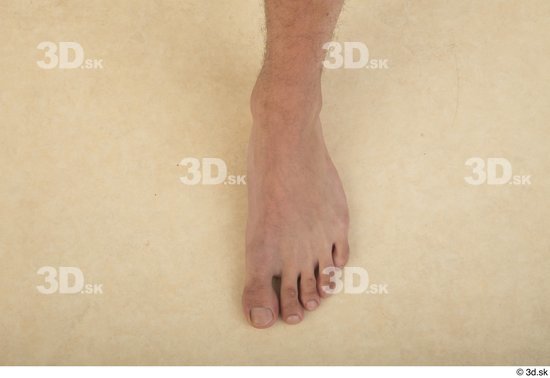 Foot Man White Nude Slim Studio photo references