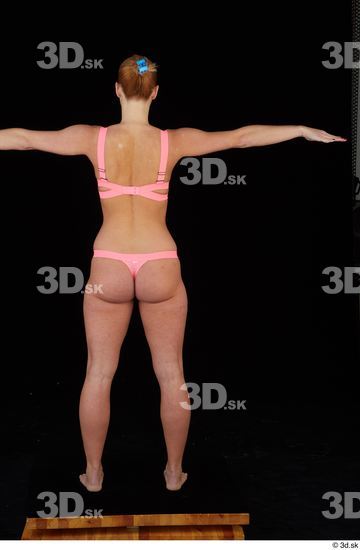 Whole Body Woman Underwear Slim Standing