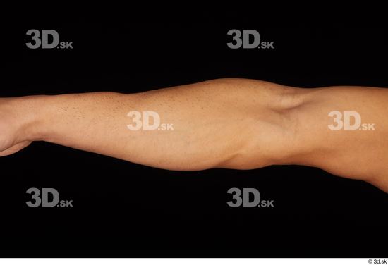 Forearm Man White Nude Slim Studio photo references