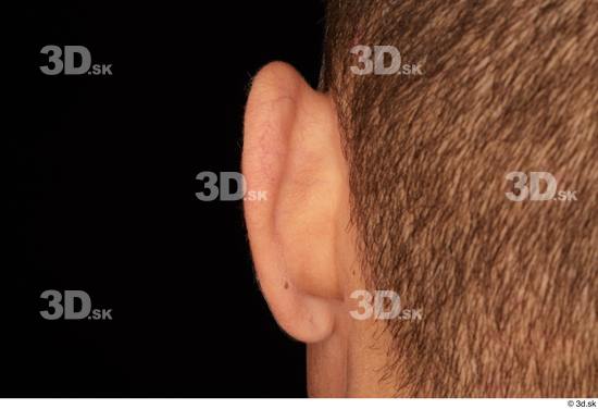 Ear Man White Slim Studio photo references