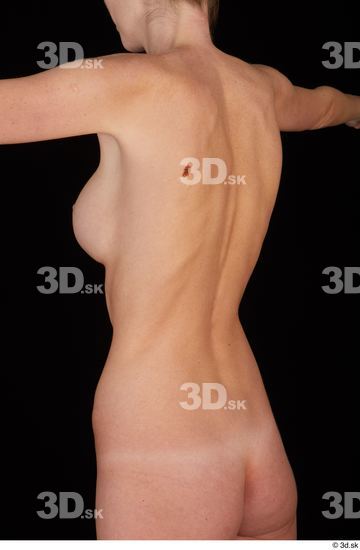 Upper Body Woman White Nude Casual Slim Studio photo references