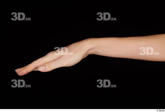 Hand Woman White Casual Slim Studio photo references