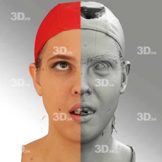 Head Woman 3D Scans