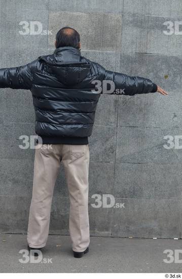 Whole Body Man T poses White Slim Standing Street photo references