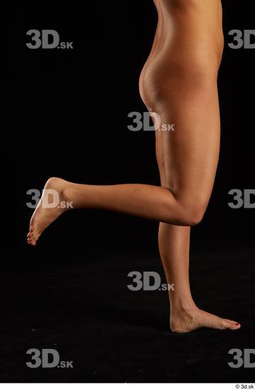 Leg Woman White Nude Slim Studio photo references