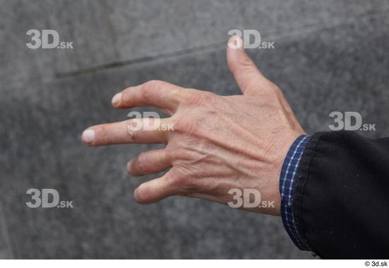 Hand Man White Casual Slim Street photo references