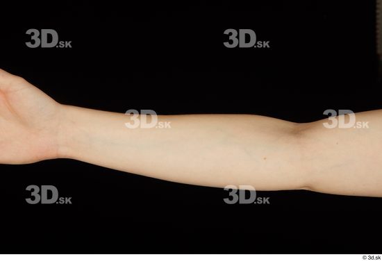 Forearm Woman White Nude Slim Studio photo references